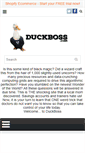 Mobile Screenshot of duckboss.com